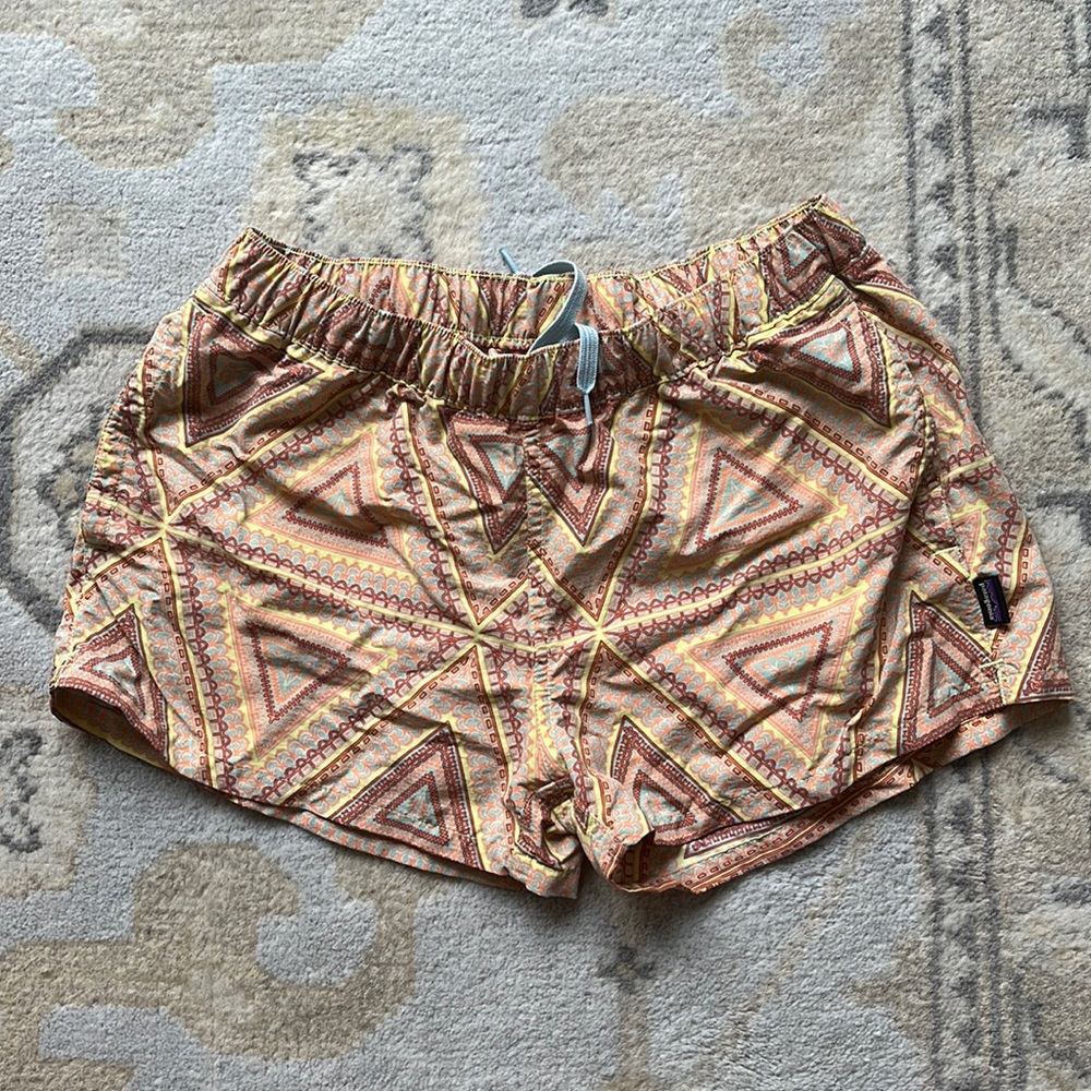 Patagonia Women's Athletic Shorts - Multicolor Pattern